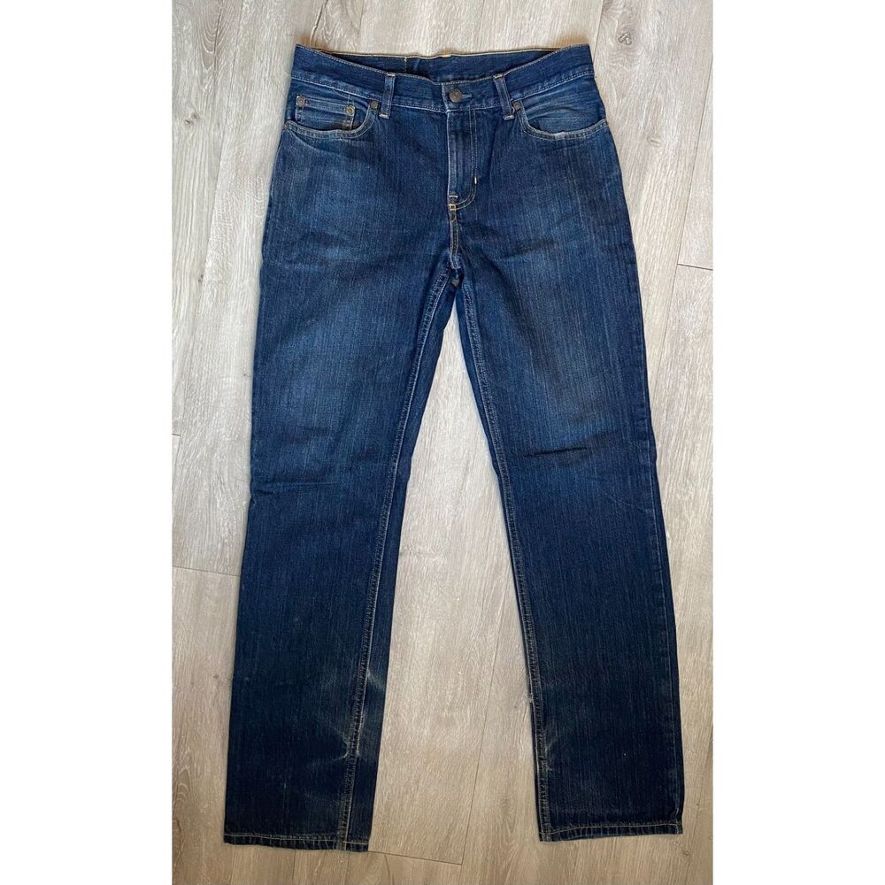 Vintage Polo Ralph Lauren Boys Size 20 Navy Denim Jeans Classic Fit Dark Wash